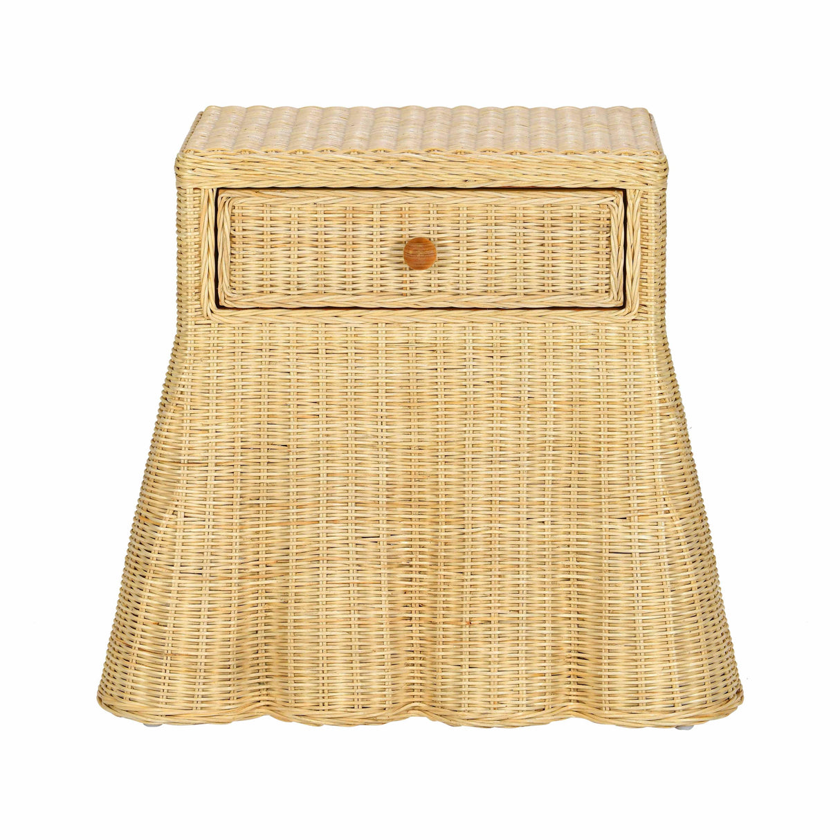 Pentra Natural Rattan Nightstand by TOV Furniture at Eve Furniture