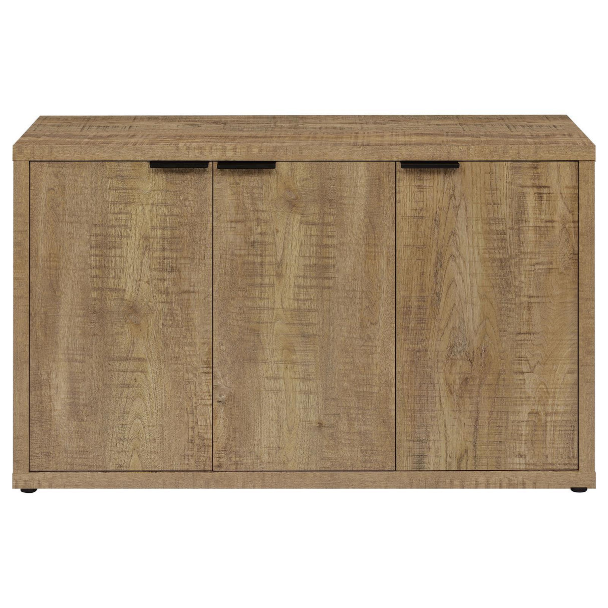 Pepita Mango Brown 3-Door Engineered Wood Accent Cabinet with Adjustable Shelves by Coaster at Eve Furniture