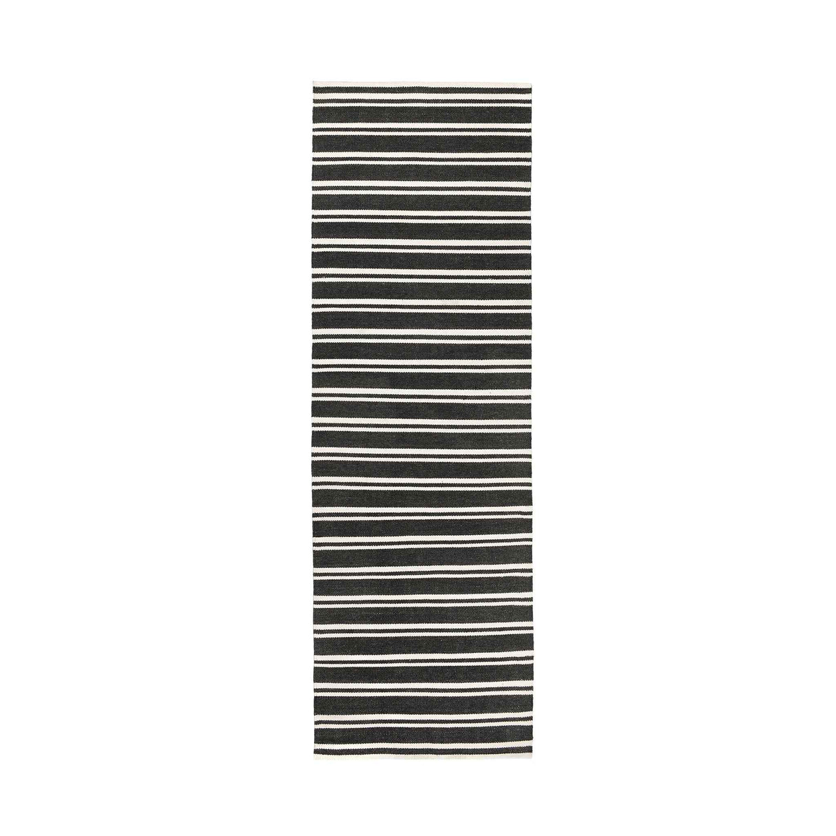 Performance Palma Charcoal/Ivory Stripe Rug by Classic Home at Eve Furniture