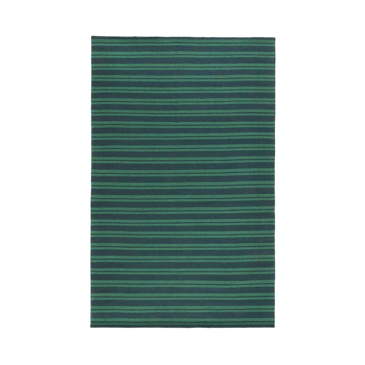 Performance Palma Deep Blue/Green Stripe Rug by Classic Home at Eve Furniture