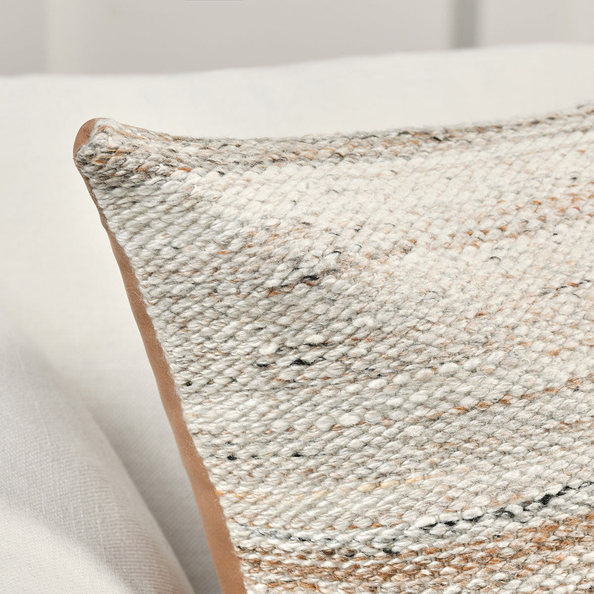 Performance Plateau Sand Multi 22x22 Throw Pillow (Set of 2) by Classic Home at Eve Furniture