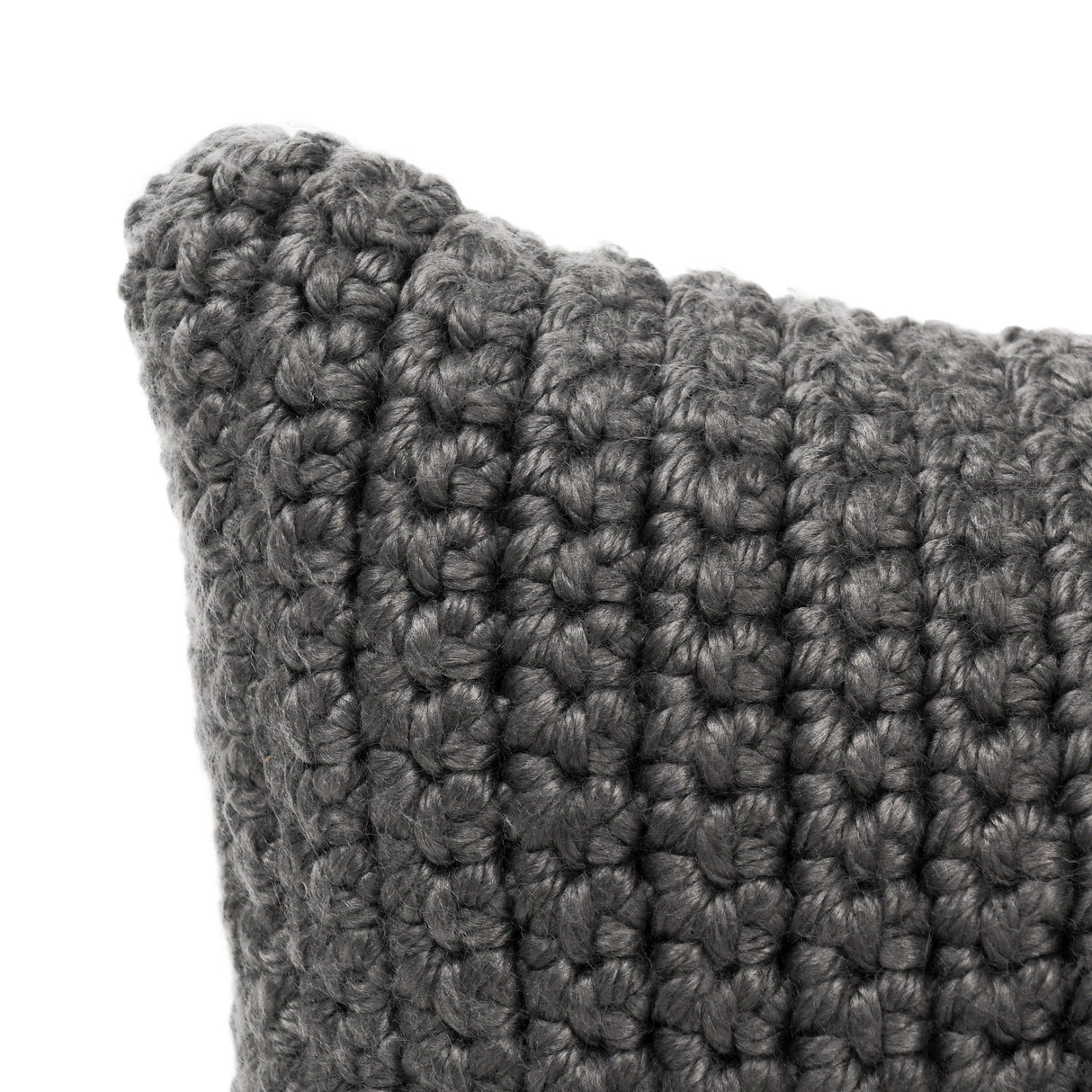 Performance Prism Dark Gray Throw Pillow (Set of 2) by Classic Home at Eve Furniture