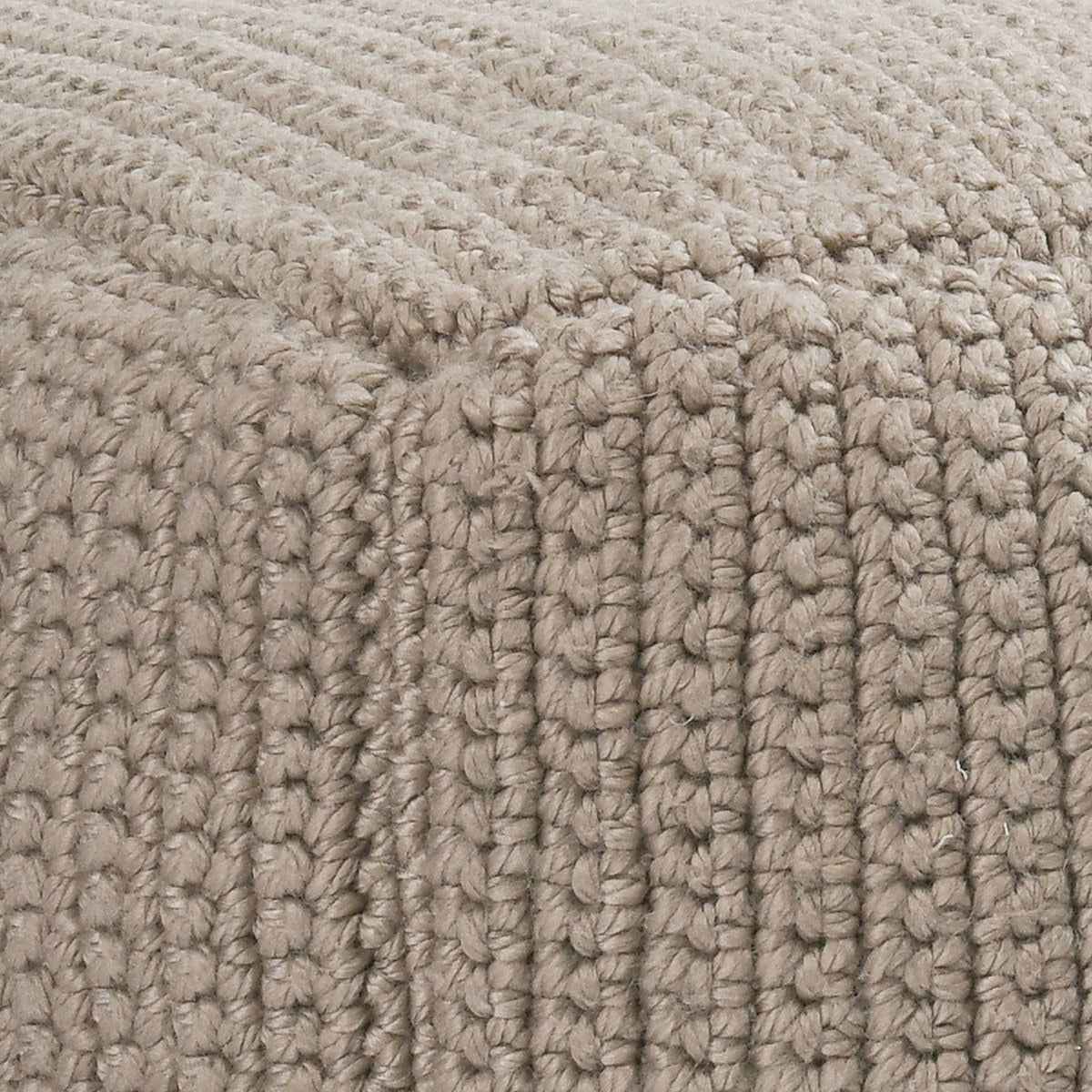 Performance Prism Natural Pouf by Classic Home at Eve Furniture