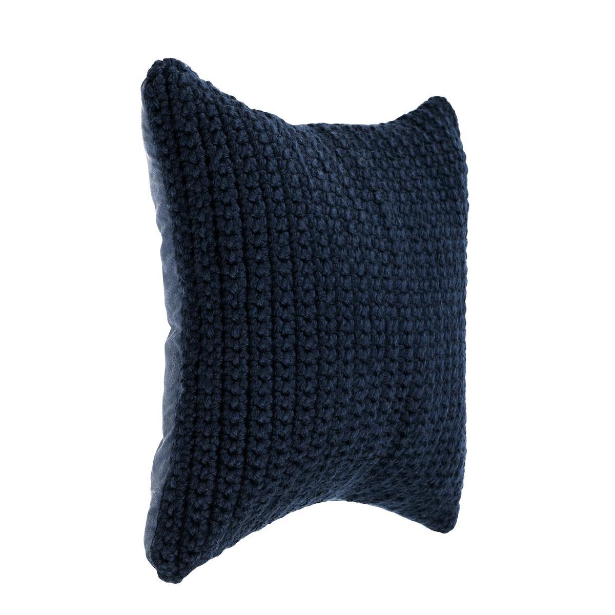 Performance Prism Navy Blue Multiple Sizes Throw Pillow (Set of 2) by Classic Home at Eve Furniture