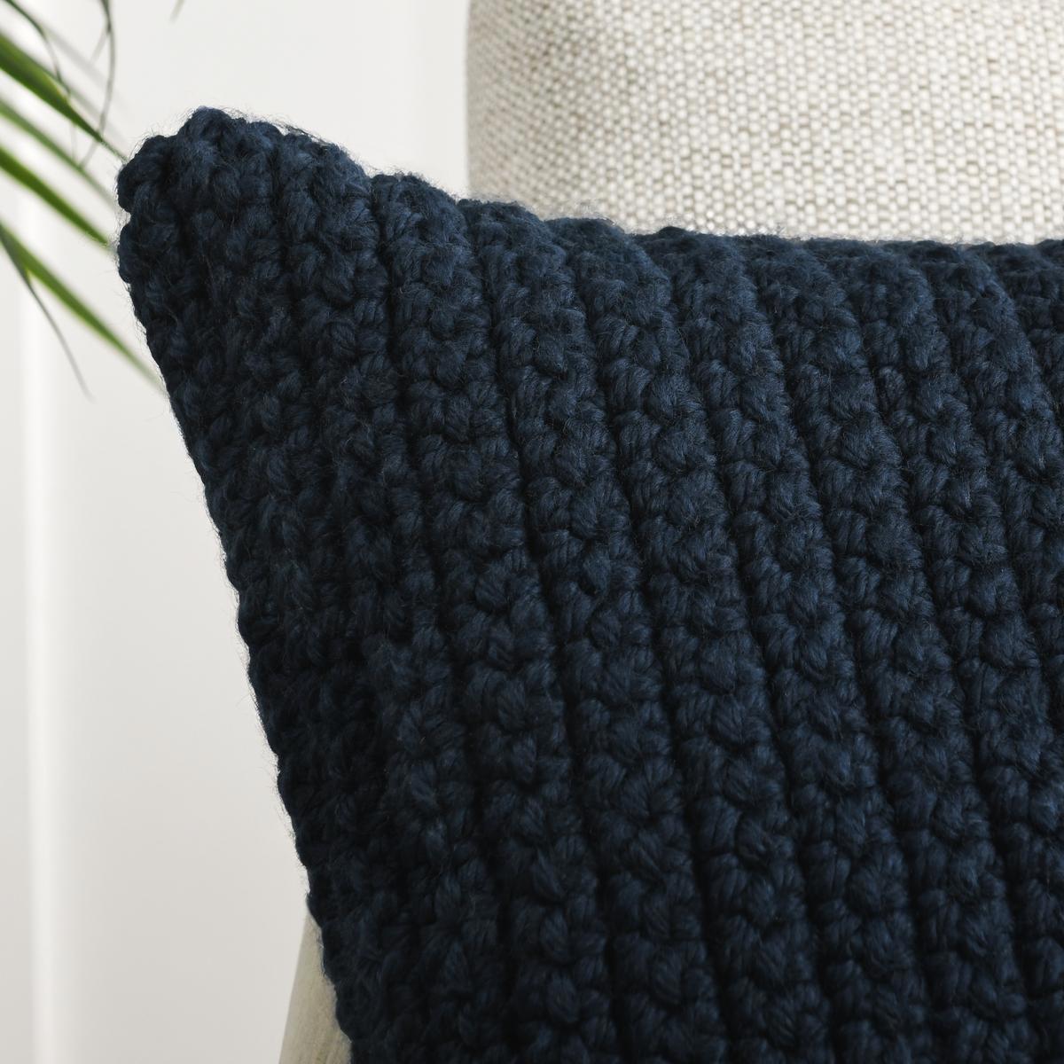 Performance Prism Navy Blue Multiple Sizes Throw Pillow (Set of 2) by Classic Home at Eve Furniture