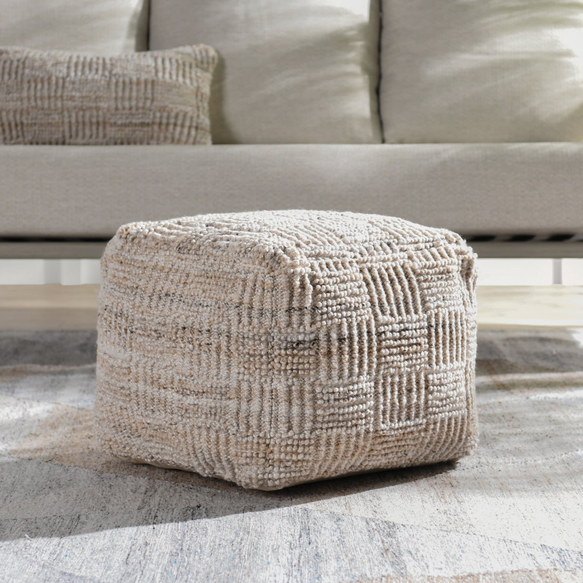 Performance Vico Pouf by Classic Home at Eve Furniture