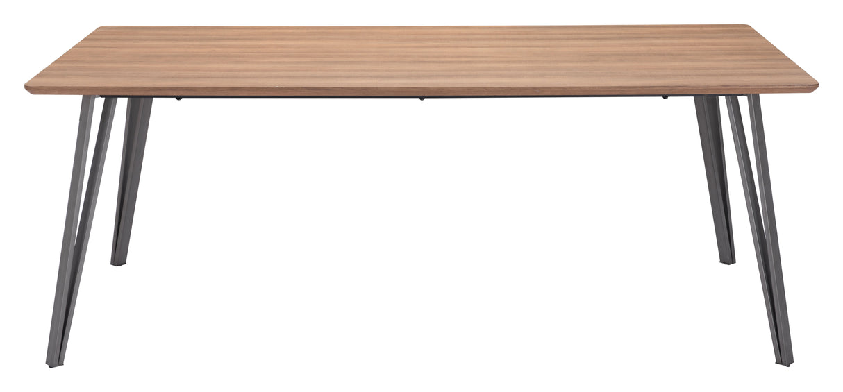 Perpignan Brown Dining Table by Zuomod at Eve Furniture