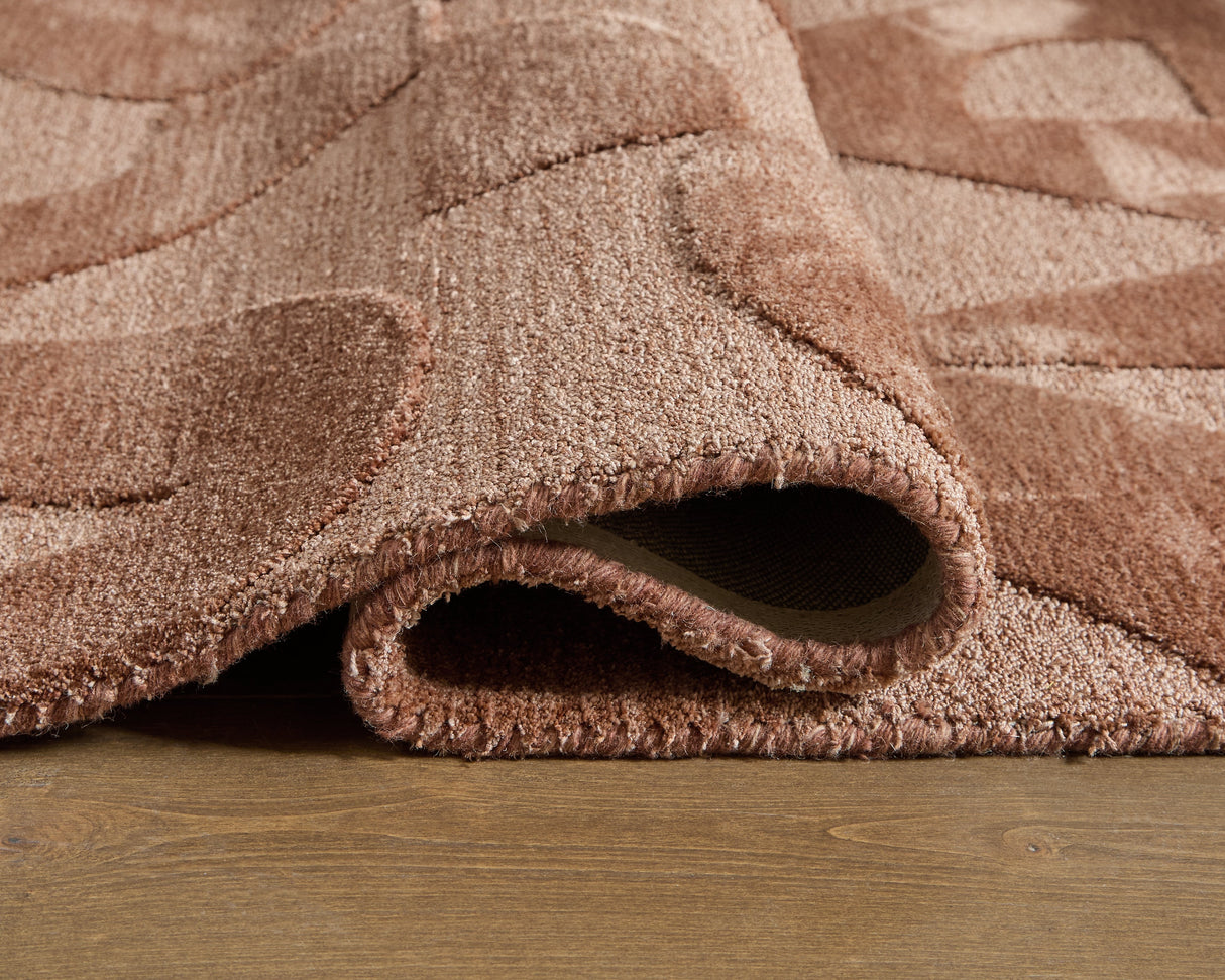 Perrenton Clay Large Rug by ASHLEY FURNITURE at Eve Furniture