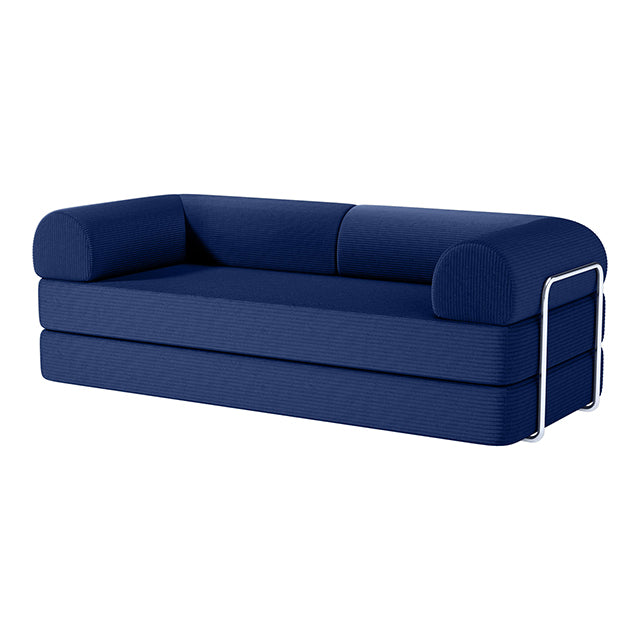 Perri Blue 79" Compressed Sofa by Furniture of America at Eve Furniture
