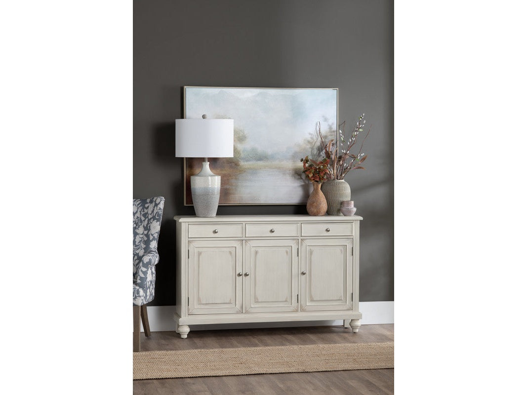 Perry White Sideboard by Crestview at Eve Furniture