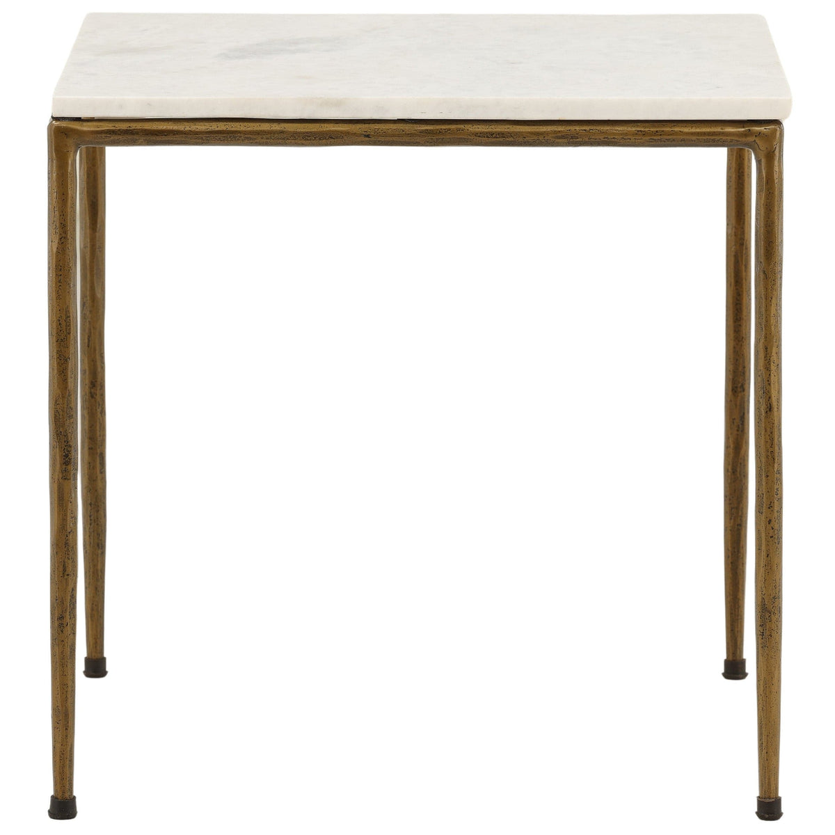 Perugia Side Table, White by Dovetail at Eve Furniture