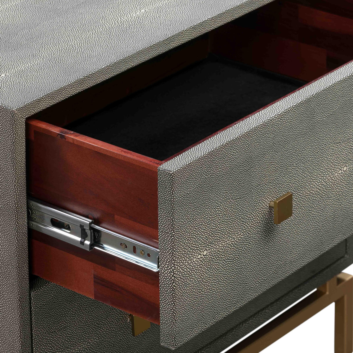 Pesce Shagreen Nightstand by TOV Furniture at Eve Furniture