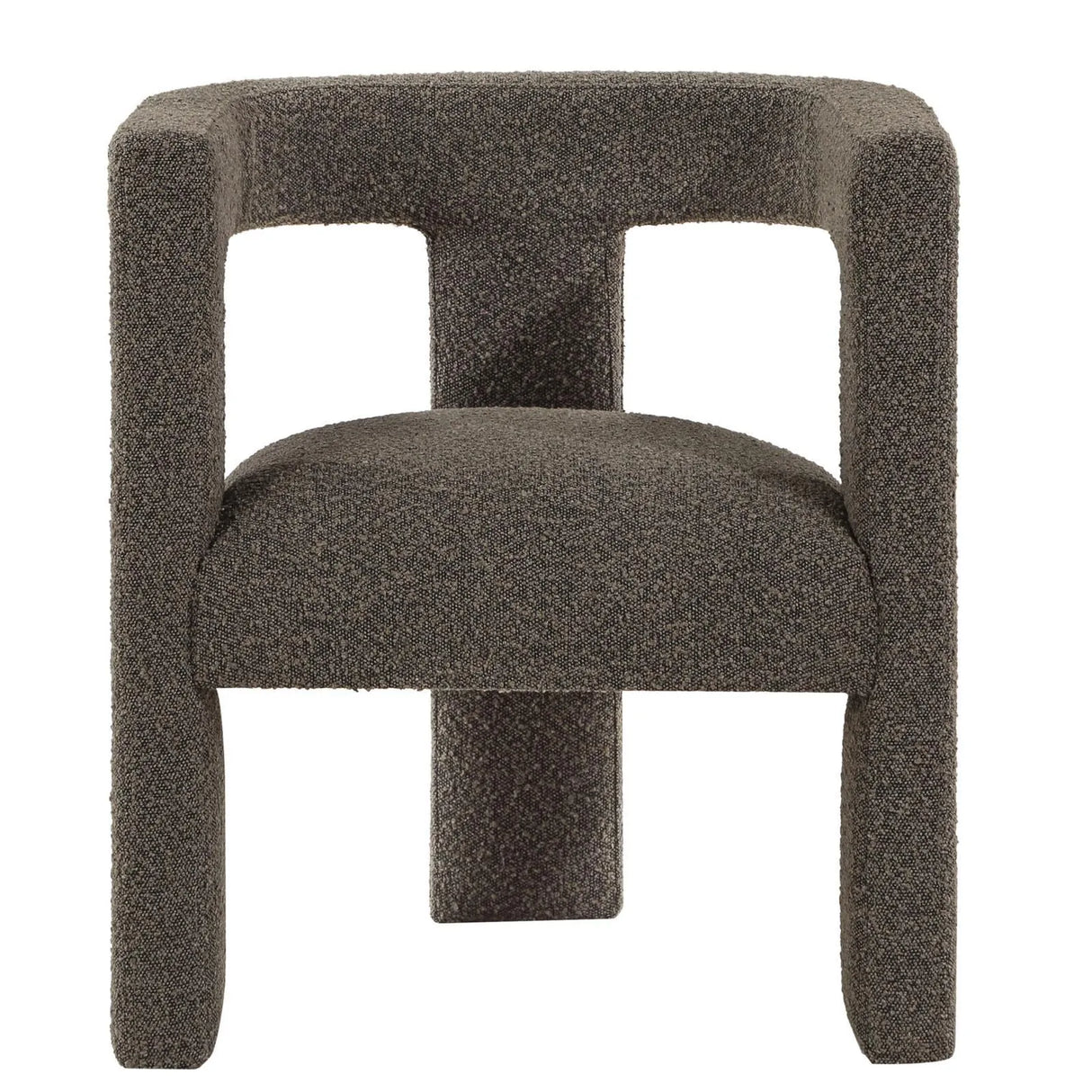 Petra Chocolate Brown Boucle Upholstered Accent Side Chair by Coaster at Eve Furniture