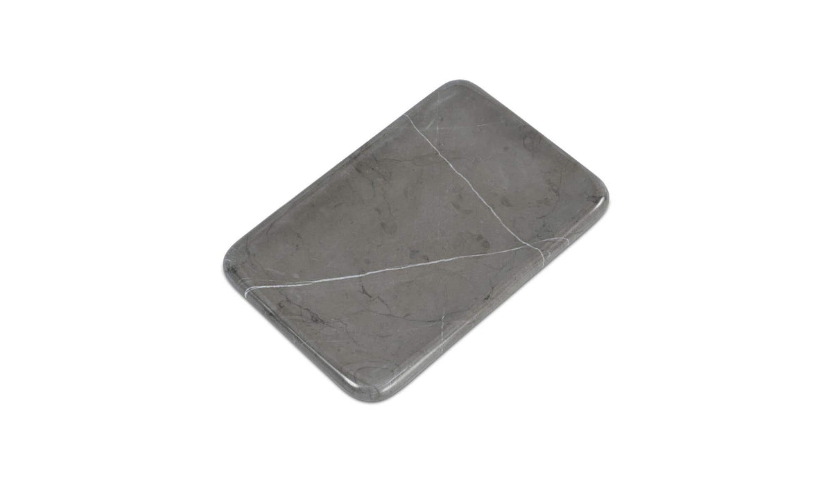 Petra Marble Catchall Grey Marble by Moe's Home at Eve Furniture