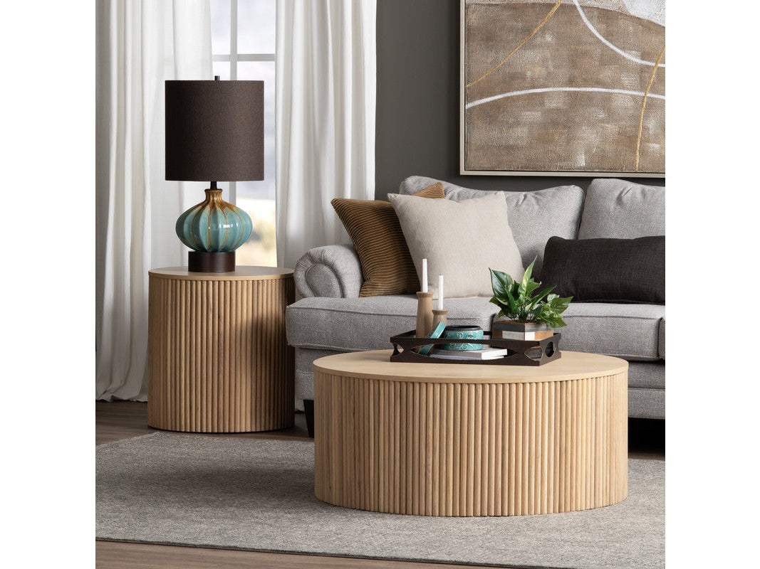 Pfifer Blue/Chocolate Table Lamp by Crestview at Eve Furniture