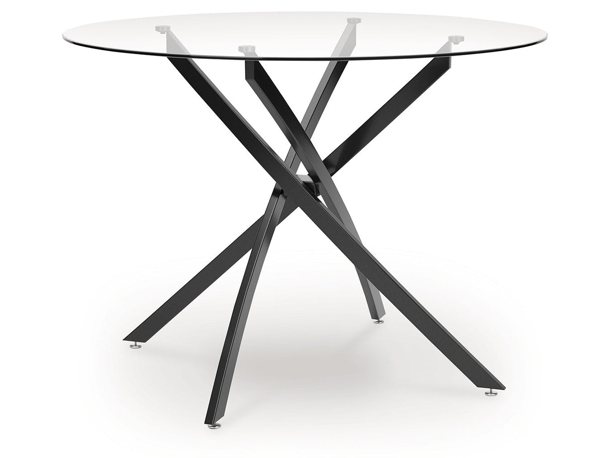 Pharwynn Black Dining Table by Ashley at Eve Furniture