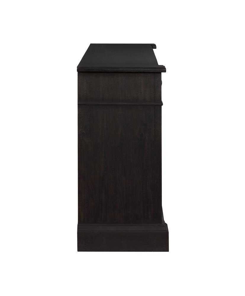Phelps 2-Door Rectangular Server Antique Noir by Coaster at Eve Furniture