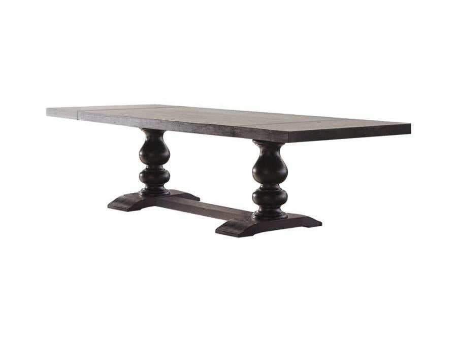 Phelps Antique Noir Traditional Dining Table by Coaster at Eve Furniture