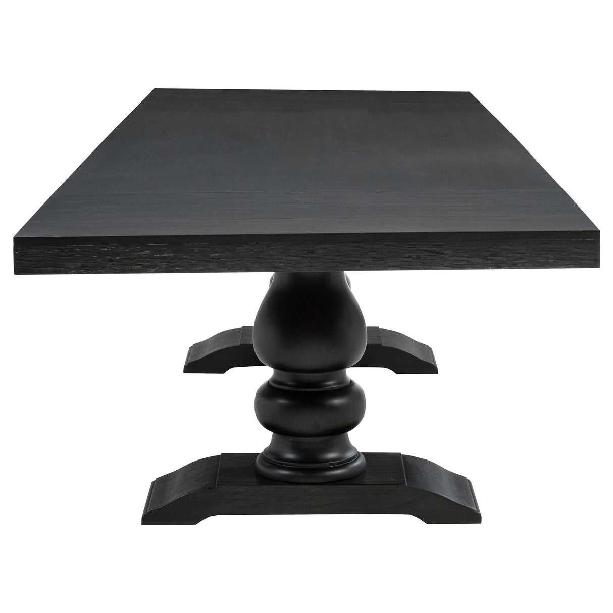Phelps Distressed Noir 7-piece Rectangular Dining Table Set by Coaster at Eve Furniture