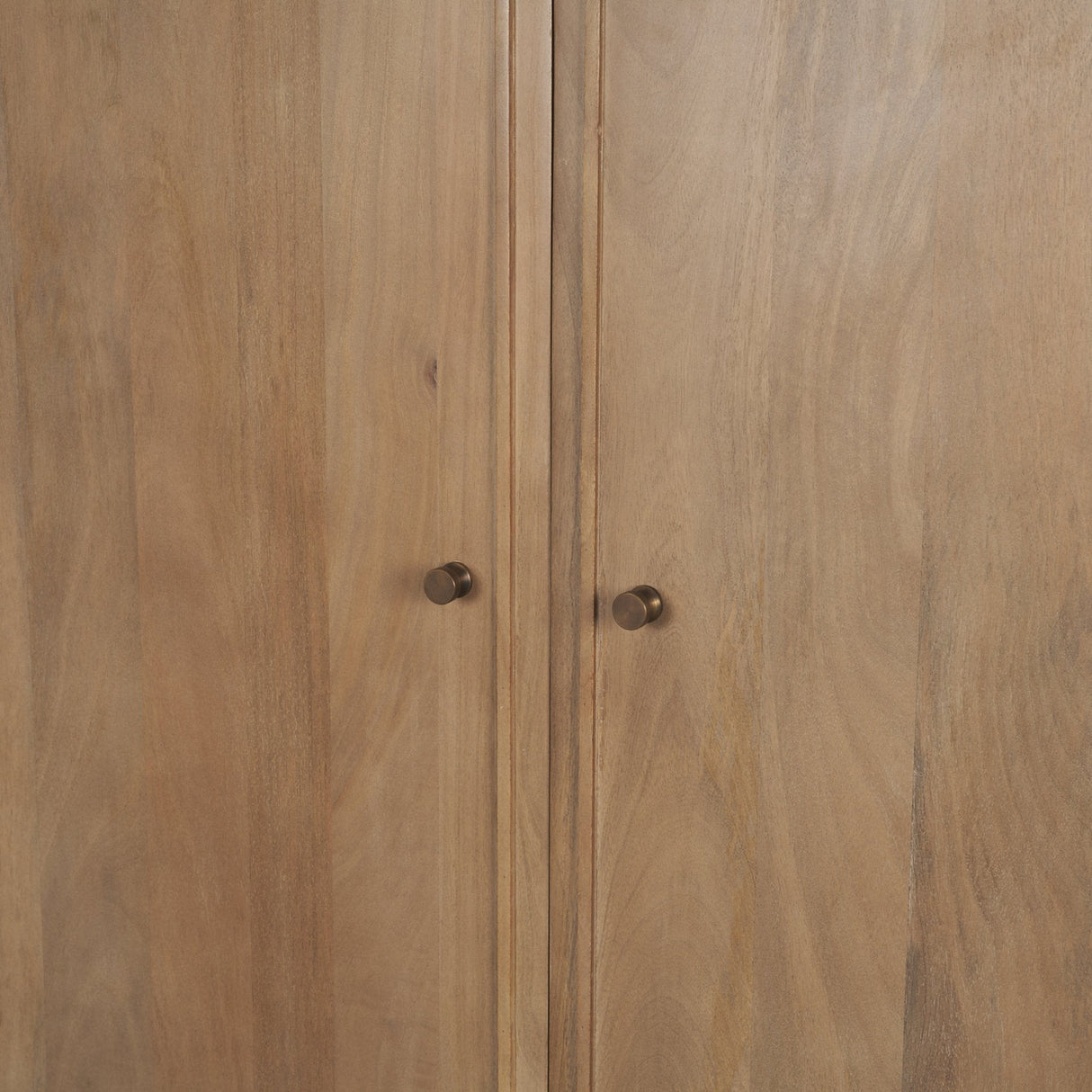 Phil Light Brown Wood 2 Door Bar Cabinet by Mercana at Eve Furniture