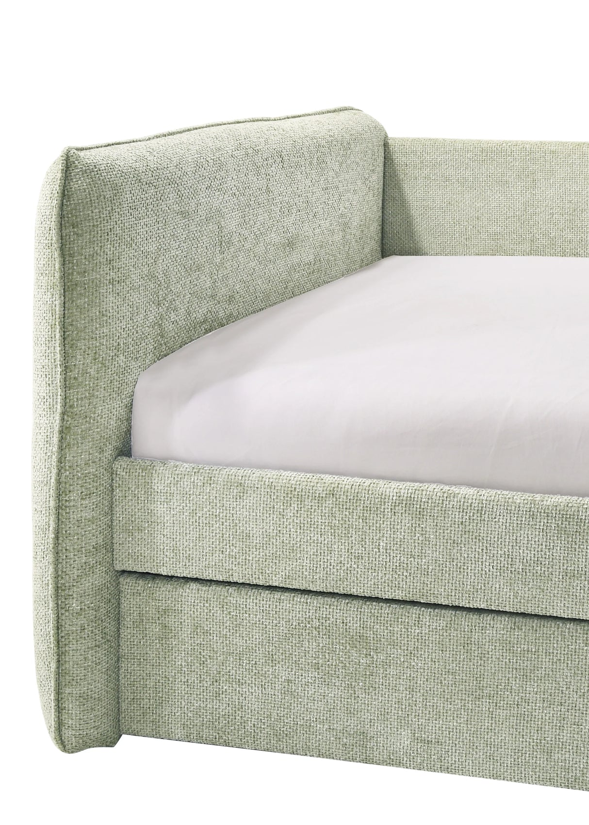 Philipa Light Green Daybed with Trundle by Crown Mark at Eve Furniture