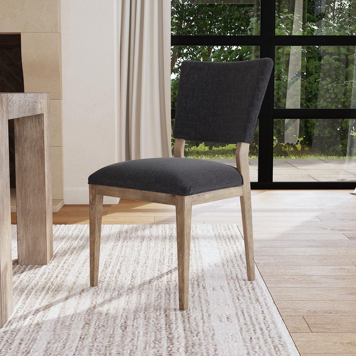 Phillip Dining Chair Set of 2 - Gray by Classic Home at Eve Furniture