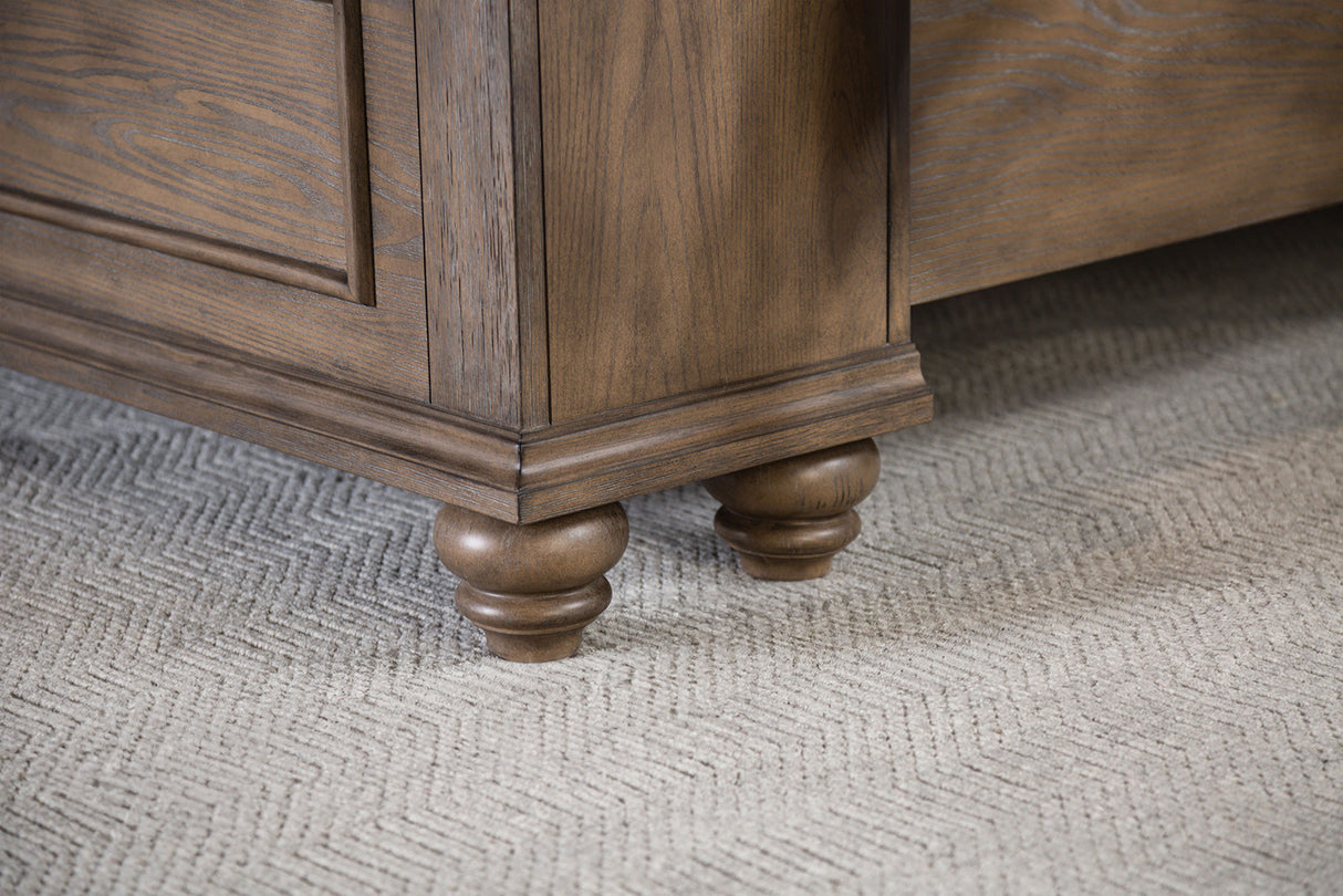 Philomath Aged Oak King Bed by Furniture of America at Eve Furniture