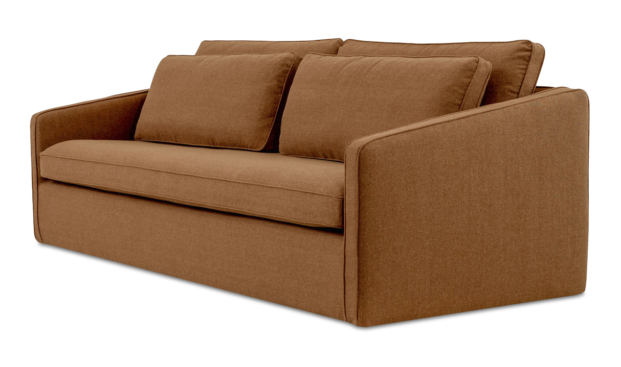 Phoebe Sofa Rust by Moe's Home at Eve Furniture