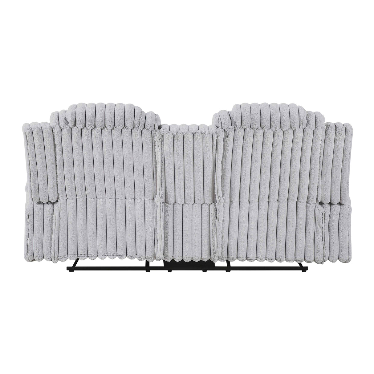 Phyllis Light Gray Reclining Living Room Set by Homelegance at Eve Furniture