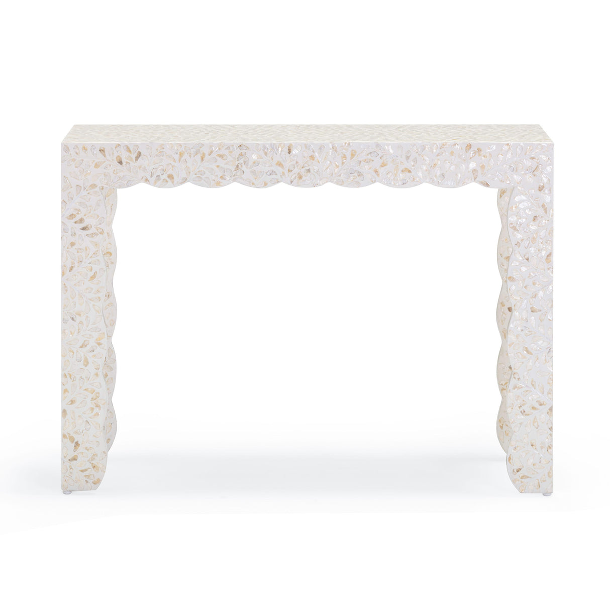 Piara Natural Capiz Shell Console by TOV Furniture at Eve Furniture