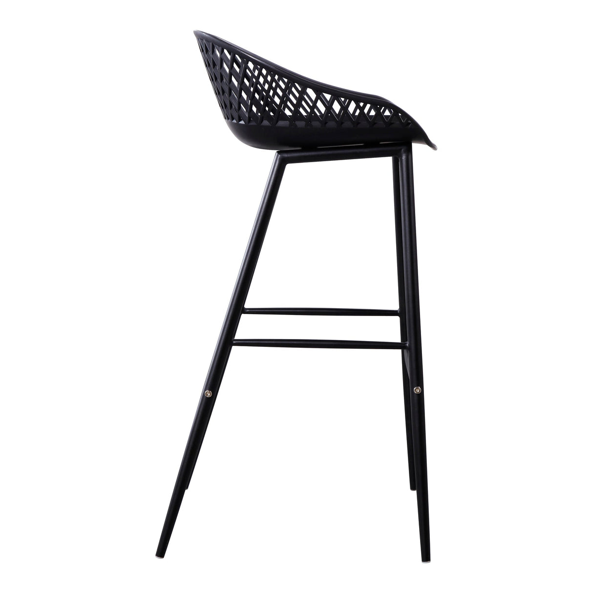 Piazza Black Outdoor Barstool (Set of 2) by MOES at Eve Furniture