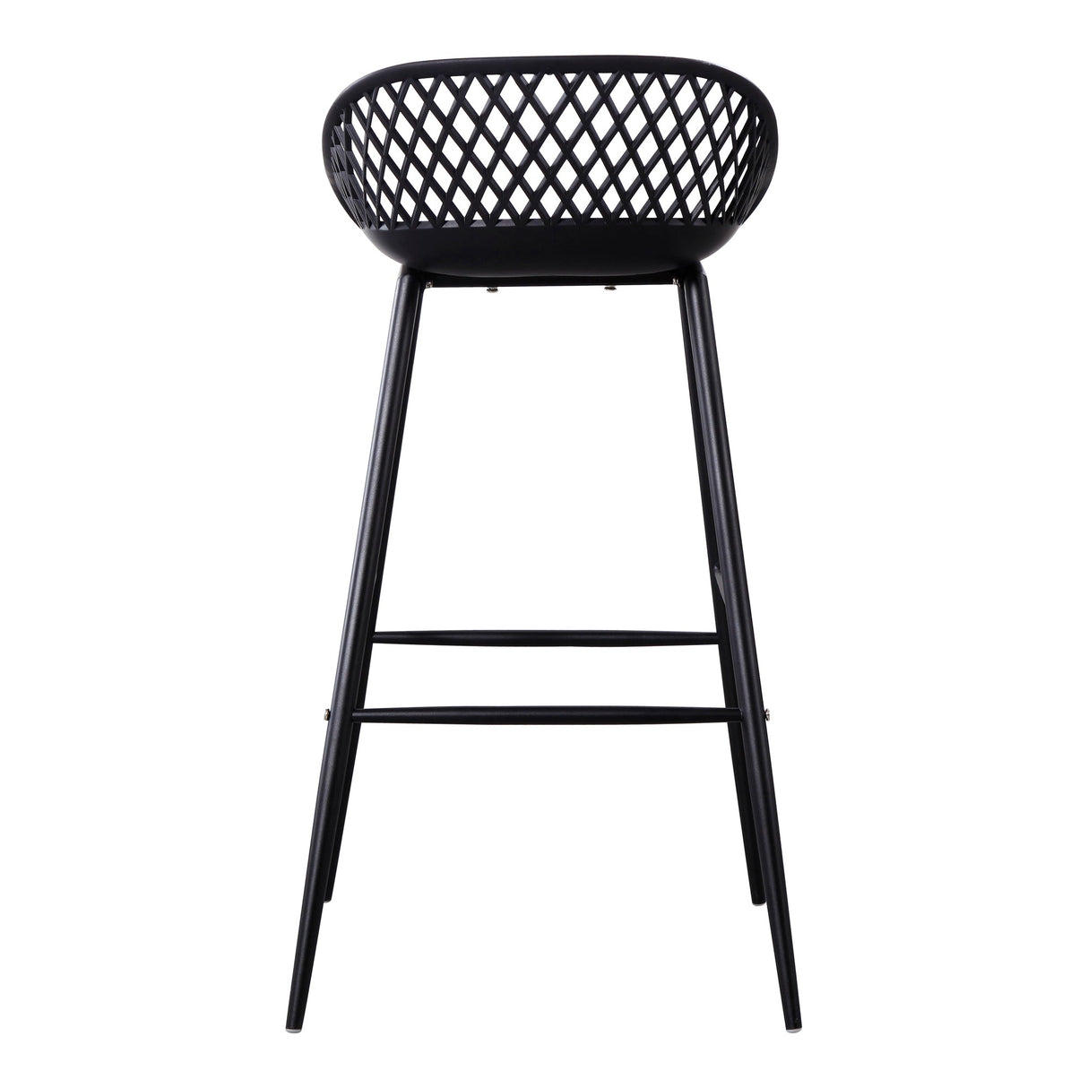 Piazza Black Outdoor Barstool (Set of 2) by Moe's Home at Eve Furniture