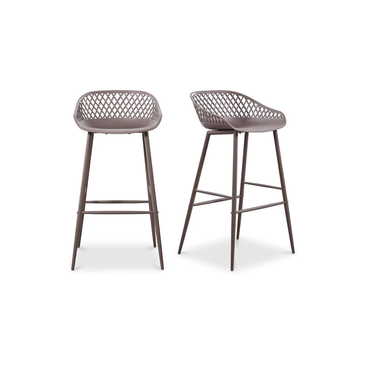 Piazza Grey Outdoor Barstool (Set of 2) by MOES at Eve Furniture
