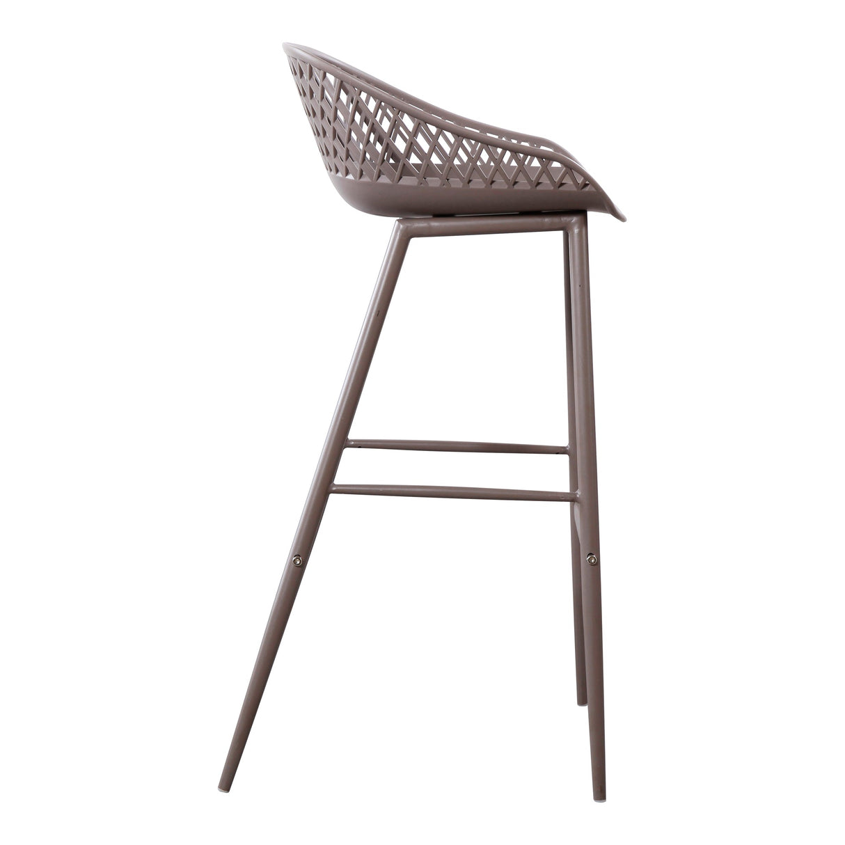 Piazza Grey Outdoor Barstool (Set of 2) by Moe's Home at Eve Furniture