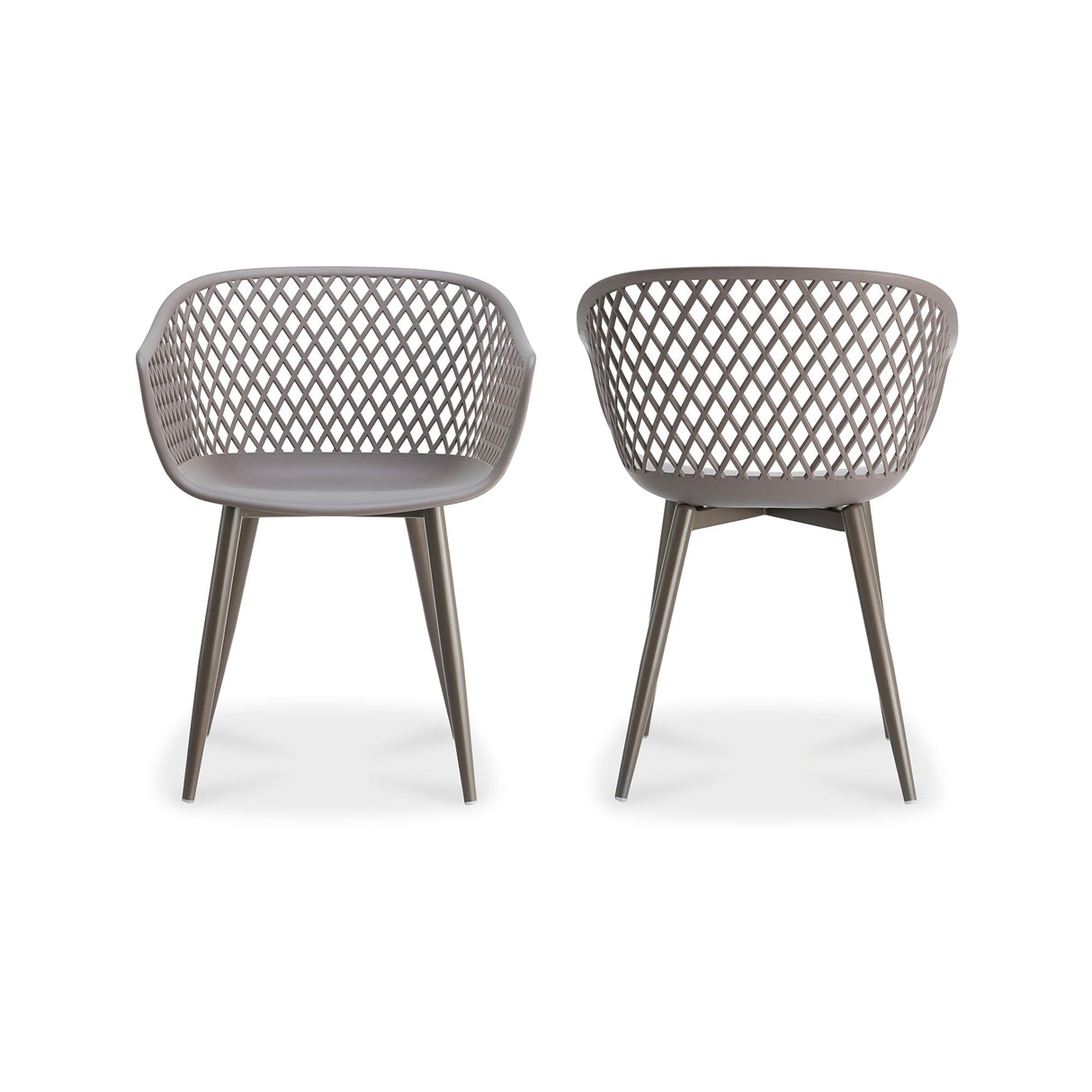 Piazza Grey Outdoor Chair (Set of 2) by Moe's Home at Eve Furniture