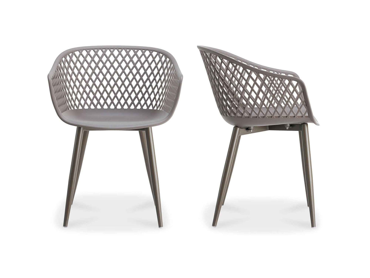 Piazza Grey Outdoor Chair (Set of 2) by Moe's Home at Eve Furniture