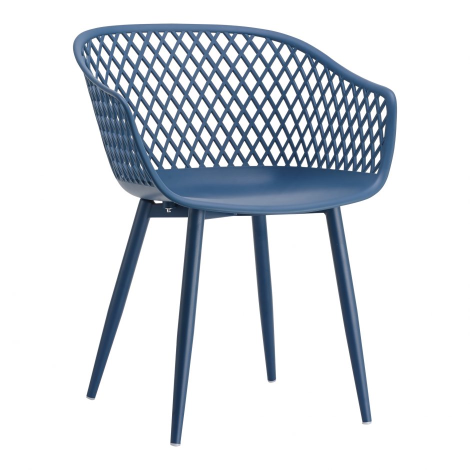 Piazza Outdoor Chair Blue - Set of 2 by Moe's Home at Eve Furniture