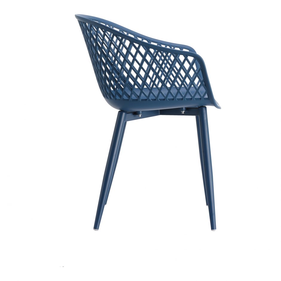 Piazza Outdoor Chair Blue - Set of 2 by Moe's Home at Eve Furniture