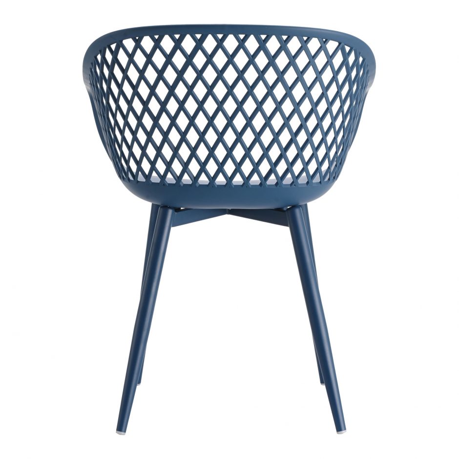Piazza Outdoor Chair Blue - Set of 2 by Moe's Home at Eve Furniture