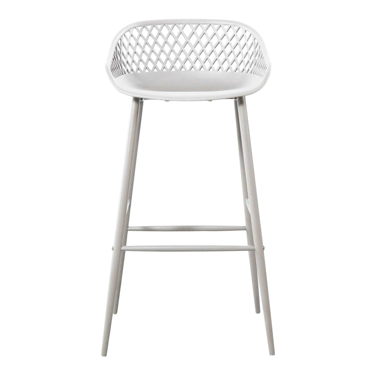 Piazza White Outdoor Barstool (Set of 2) by Moe's Home at Eve Furniture
