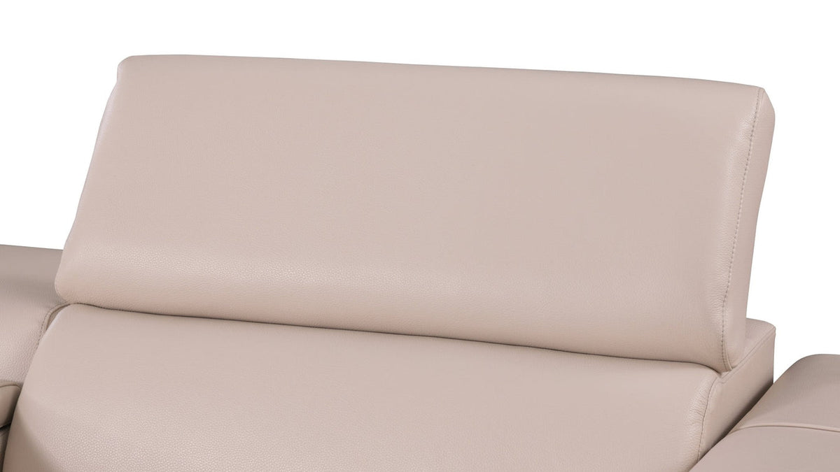Picasso Beige 6-Piece 2 Power Reclining Sectional by New Era Innovations at Eve Furniture