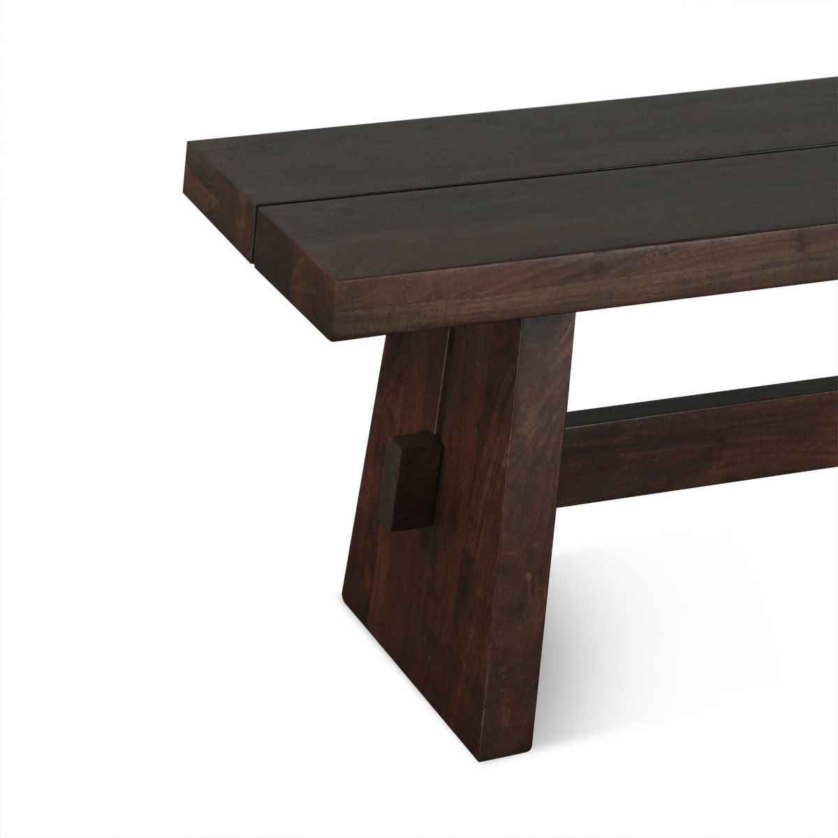 Piedmont 79" Bench in Coffee Bean