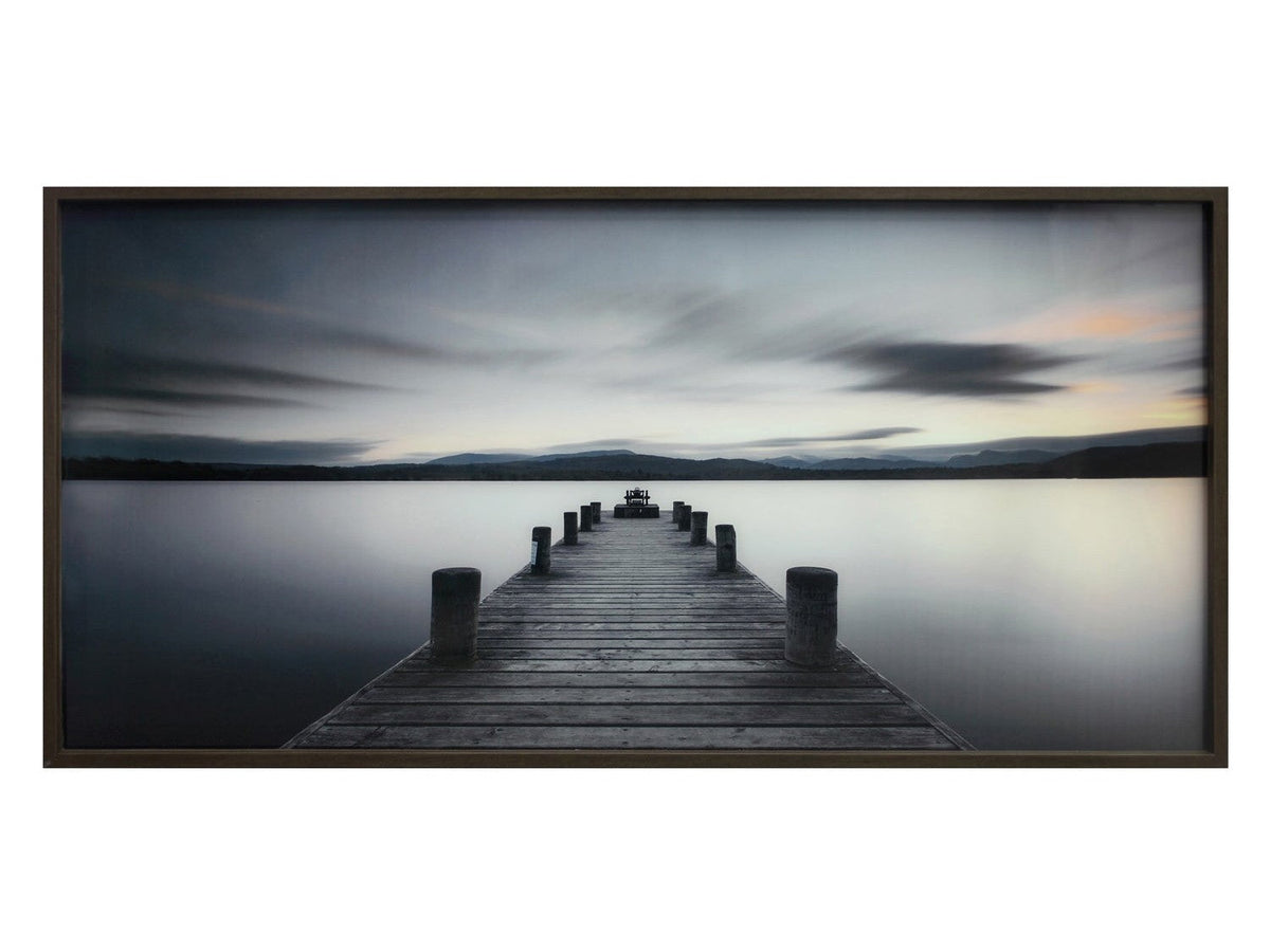 Pier Walk Gray Wall Art by Crestview at Eve Furniture