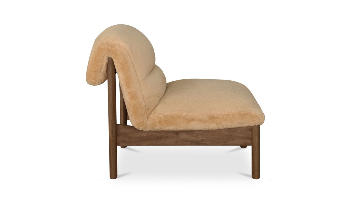 Pierce Accent Chair Faux Fur by Moe's Home at Eve Furniture