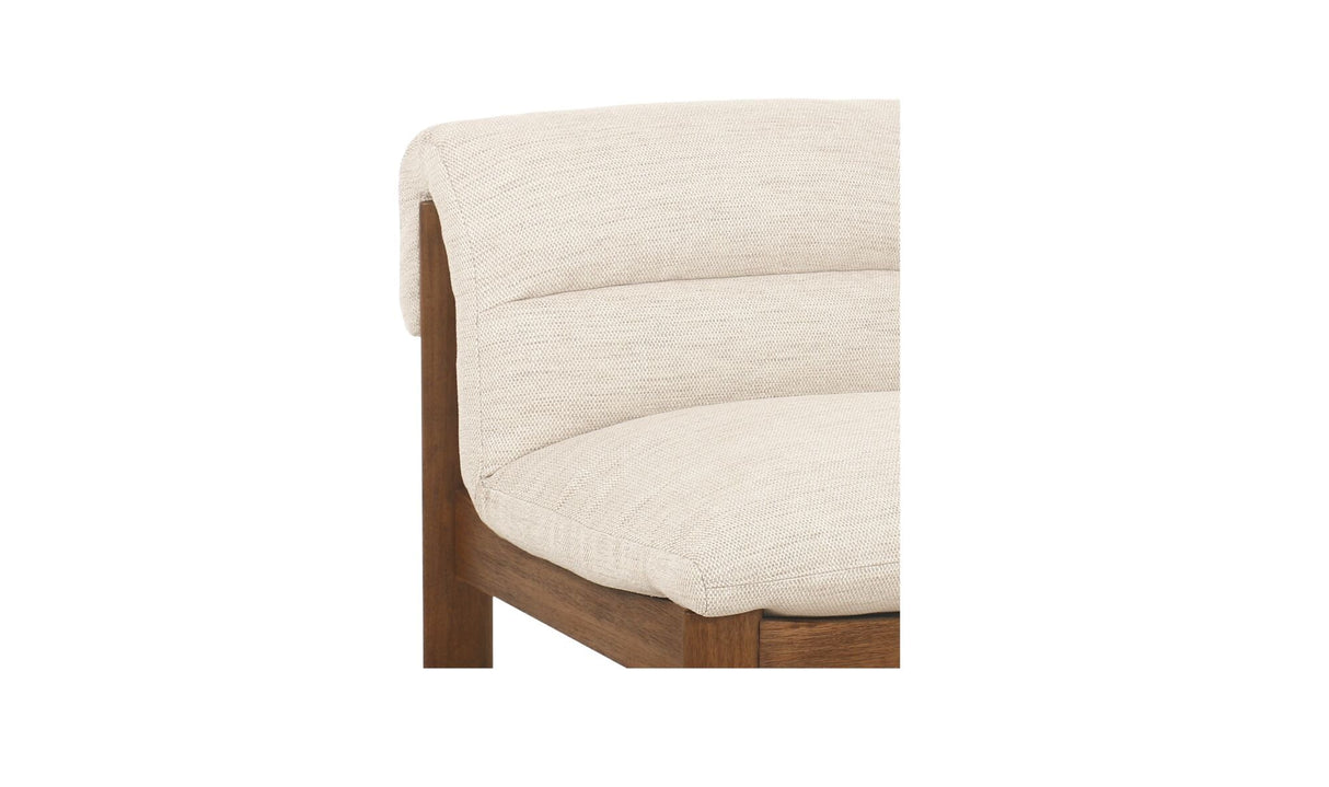 Pierce Accent Chair Flecked Beige by Moe's Home at Eve Furniture