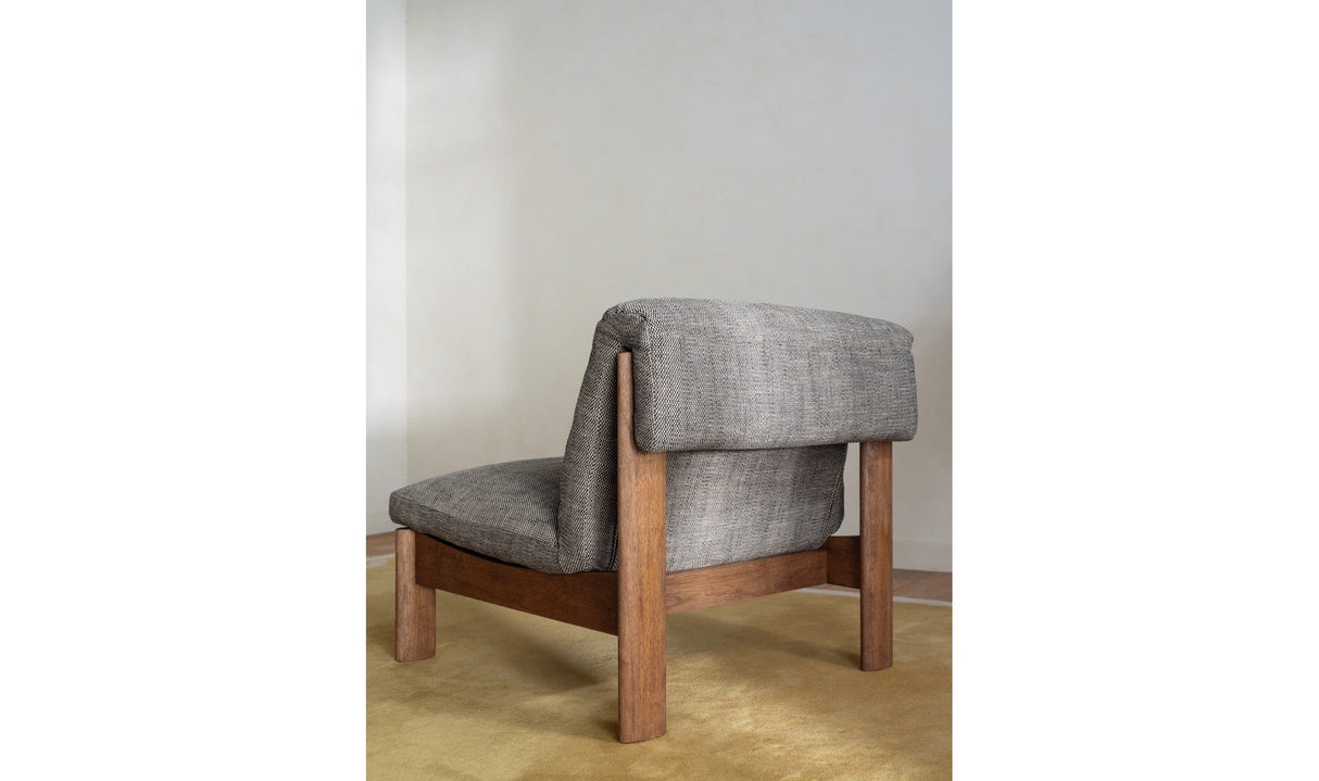 Pierce Accent Chair Flecked Black by Moe's Home at Eve Furniture