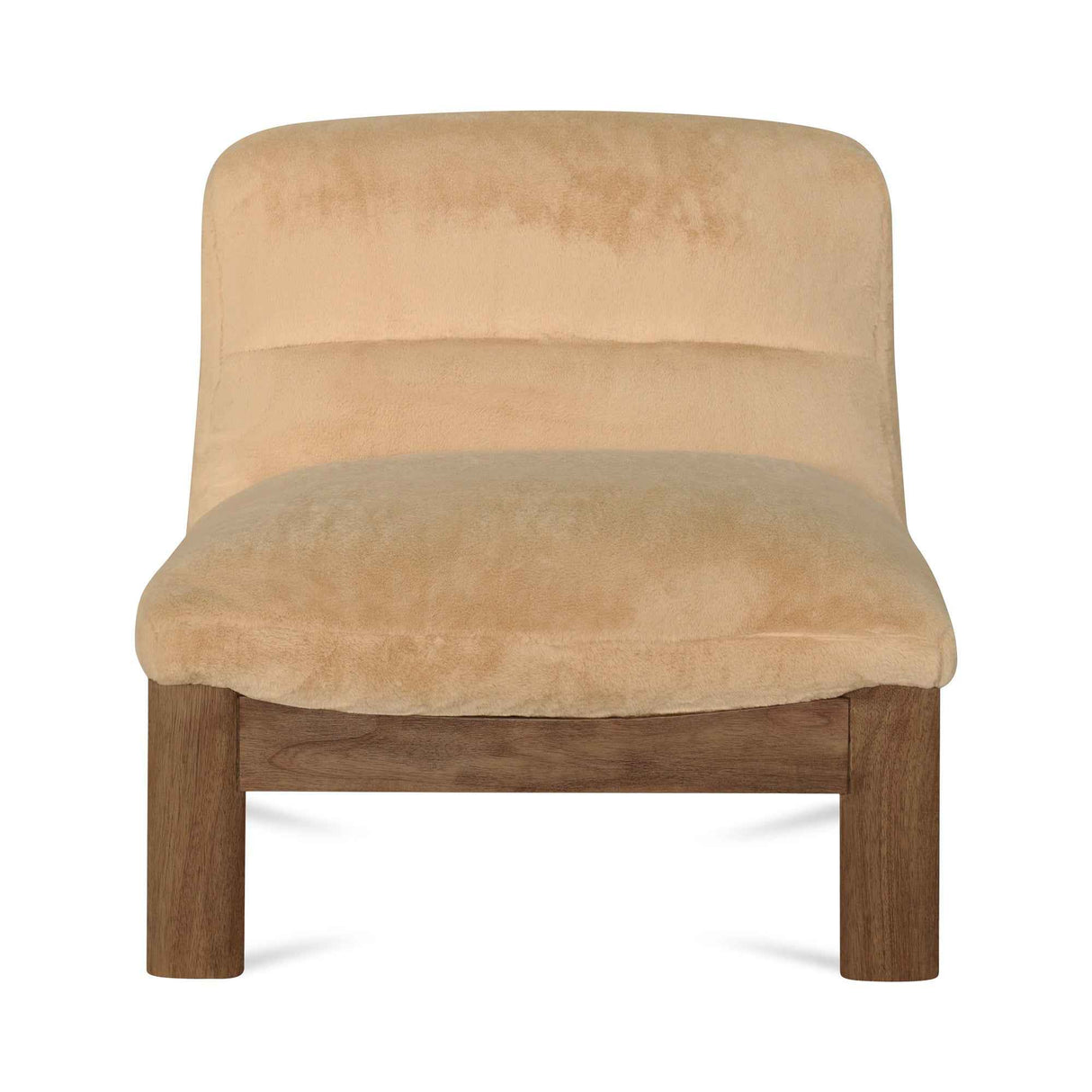 Pierce Beige/Brown Faux Fur Accent Chair by Moe's Home at Eve Furniture