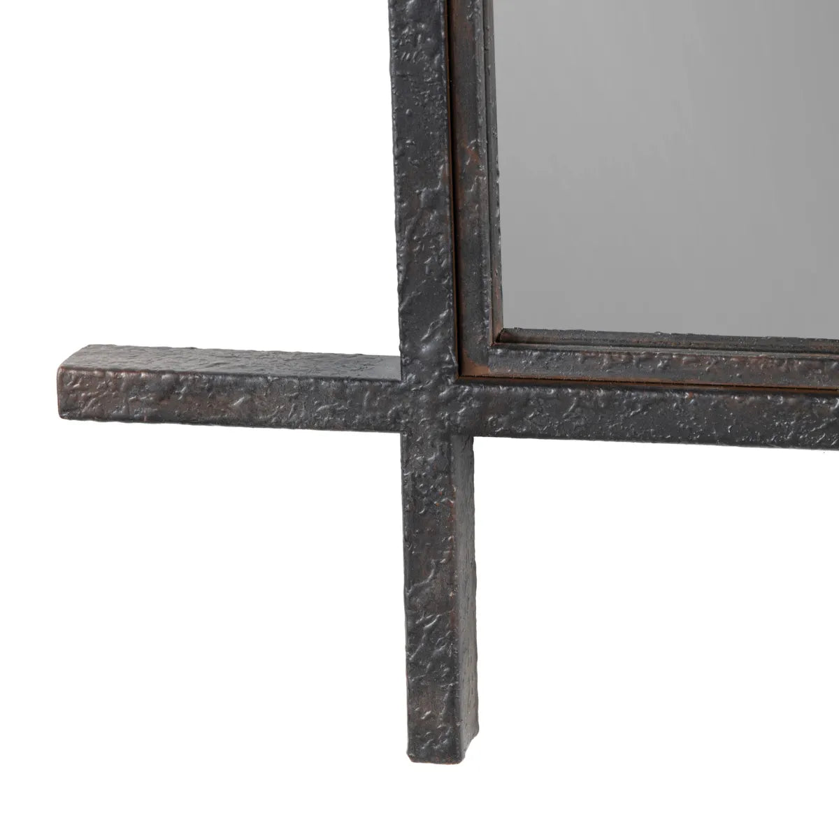 Pierce Black Wall Mirror by Crestview at Eve Furniture