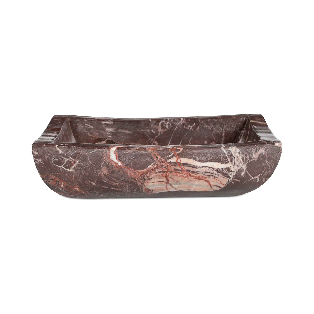 Piero Deep Red Marble Basin by Moe's Home at Eve Furniture