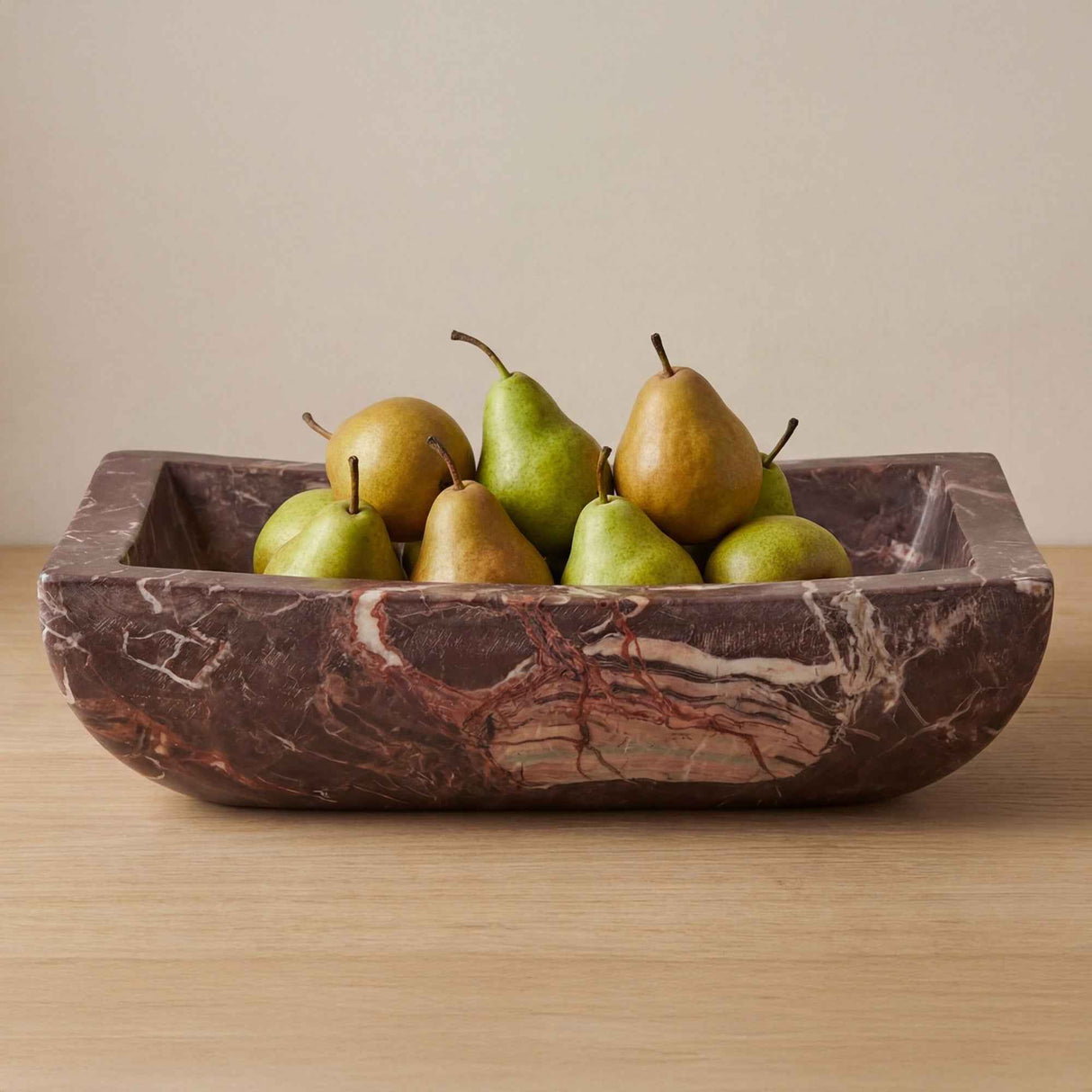 Piero Deep Red Marble Basin by Moe's Home at Eve Furniture